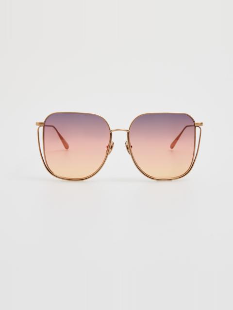 Camry Sunglasses in Matt Champagne