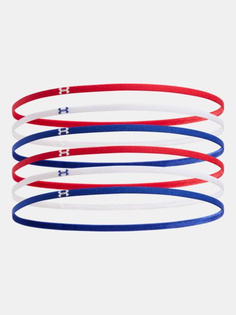 Women's UA Mini Elastic 6-Pack Headbands