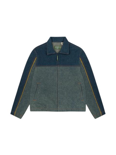 Denim Tears Cotton Fleur De-Lis Denim Track Jacket Multicolor