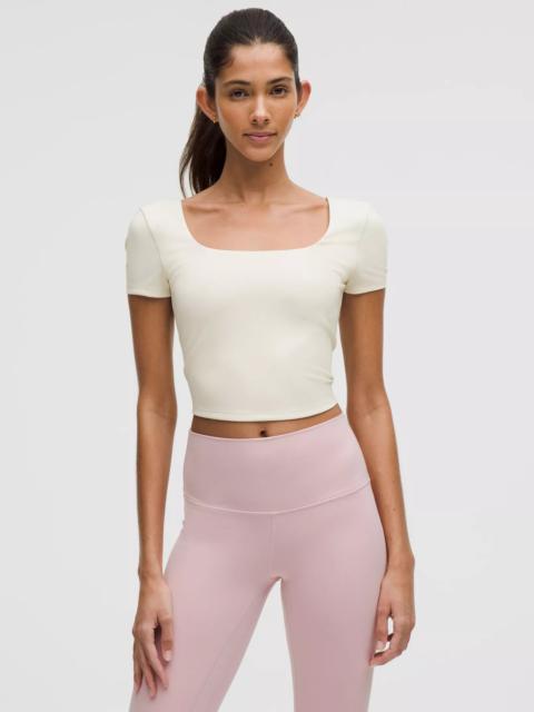 Wunder Under SmoothCover Square-Neck T-Shirt