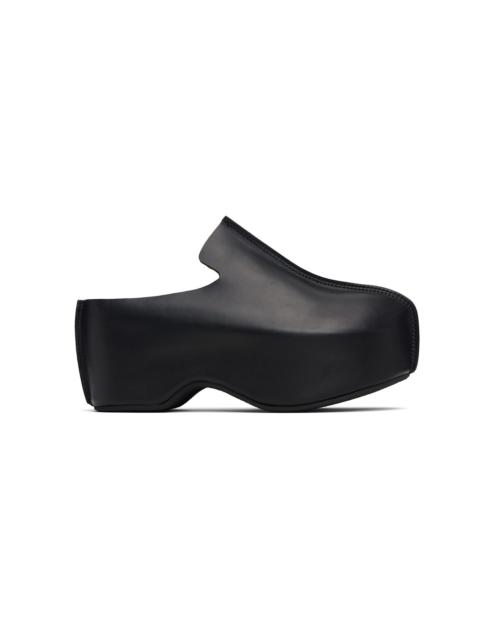 Black Platform Clogs