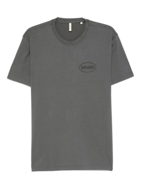 oval-logo cotton T-shirt