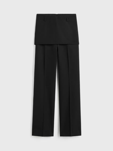 Skirt trousers black