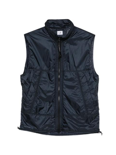 zip-up sleeveless gilet