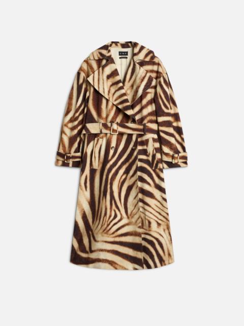 TRENCH COAT in Canvas Zebra