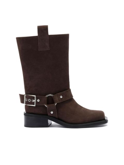 buckle-detail boots