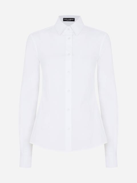 Stretch poplin shirt