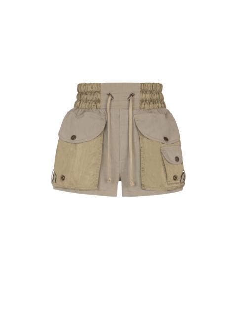 Cotton twill Utility shorts