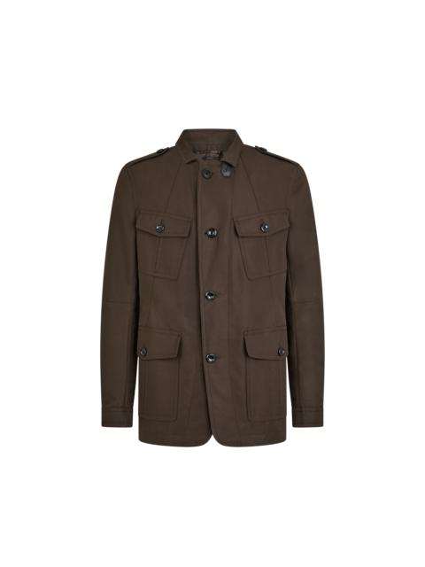 COMPACT NYLON MILITARY JACKET