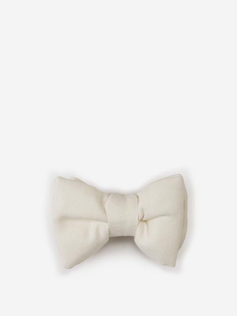 TEXTURED SILK BOW TIE
