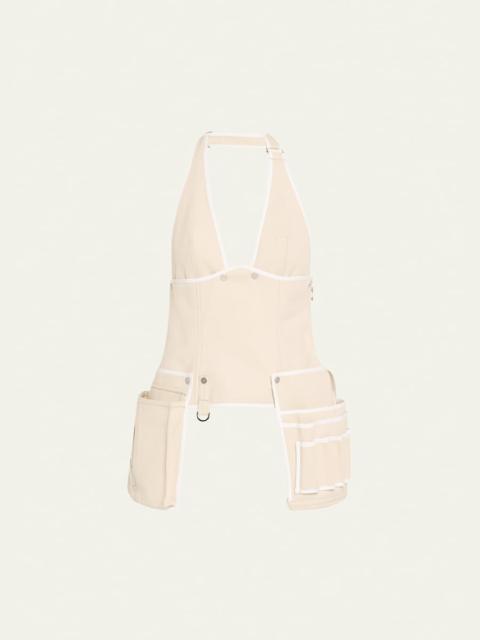 Toolbelt Halter Bustier Top