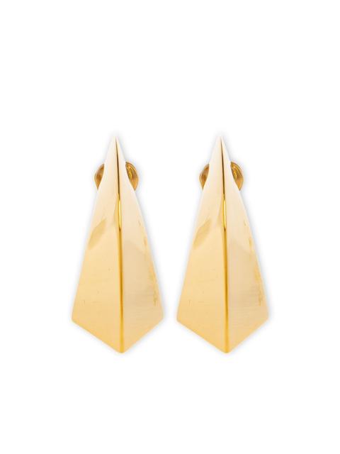 triangle clip-on earrings
