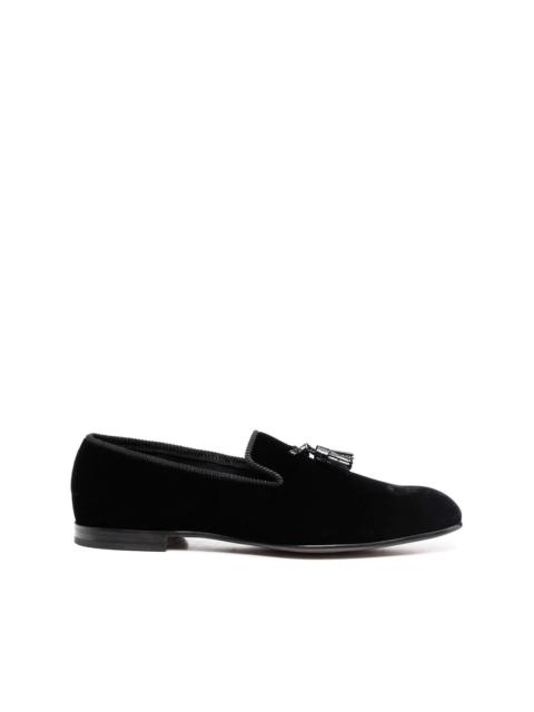 tassel-detail leather loafers