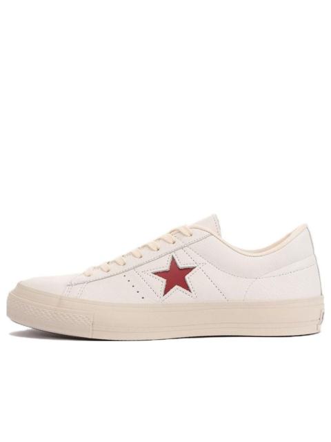 Converse one star J EB LEATHER 'White Crimson Red' 35200470