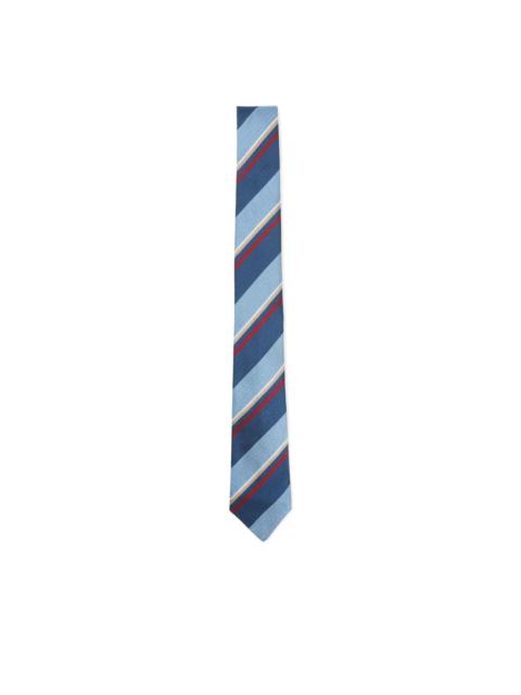 striped silk tie