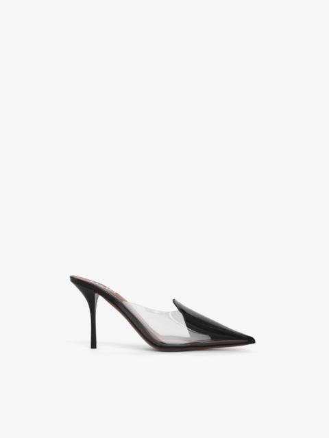 CŒUR ABSTRAIT MULES IN PATENT LEATHER