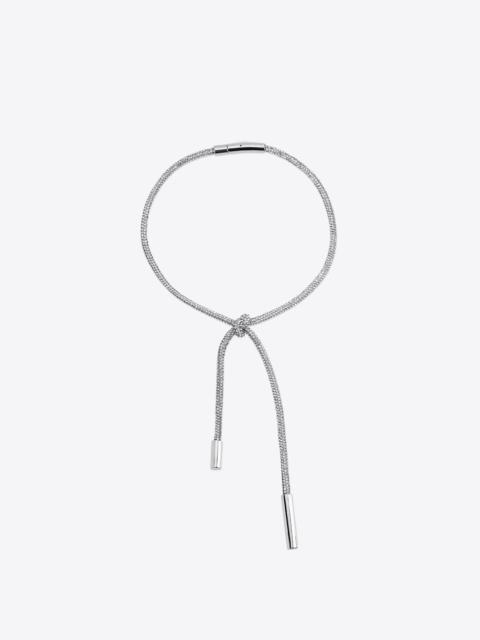 CRYSTAL KNOT NECKLACE