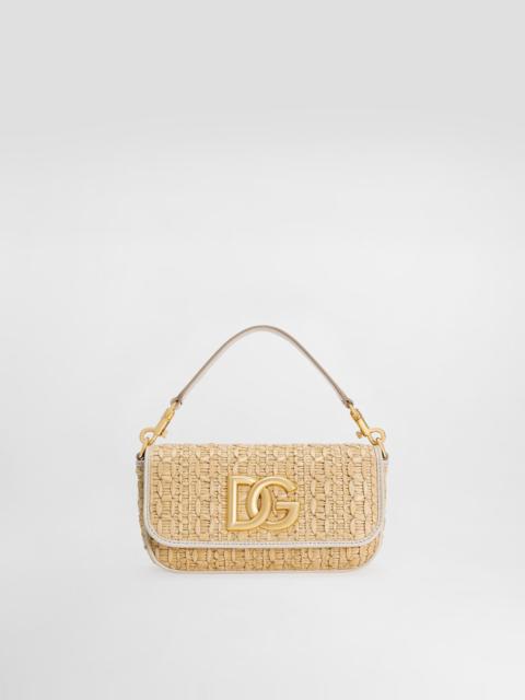 Rafia crochet shoulder bag