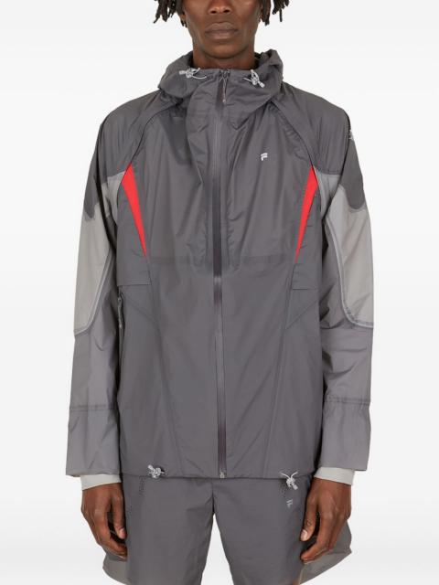 X Slam Jam panelled hooded jacket