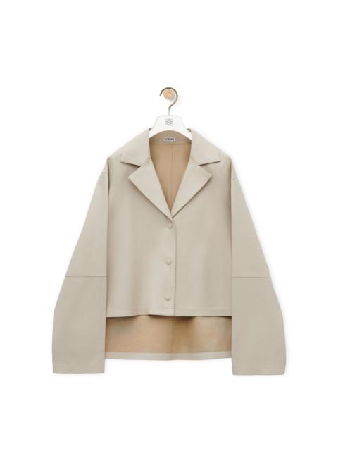 Pyjama blouse in nappa lambskin