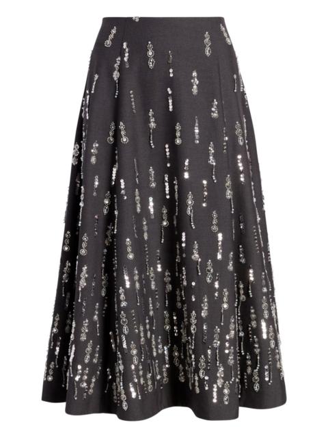 Selene embellished midi skirt