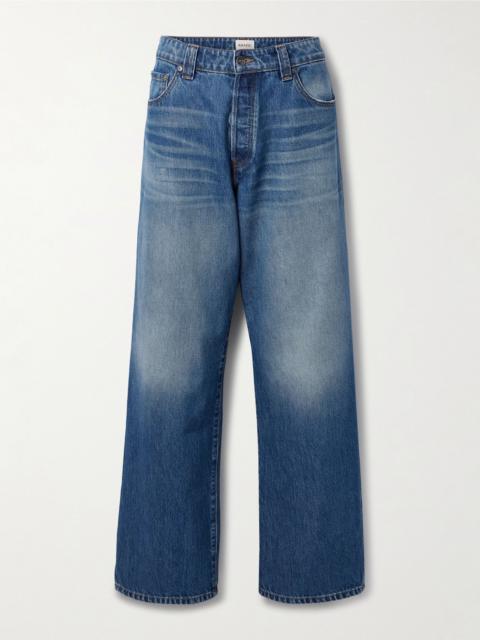 Winslow mid-rise straight-leg jeans Light denim