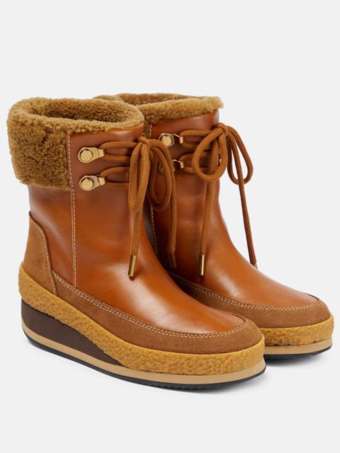 Cameron leather ankle boots