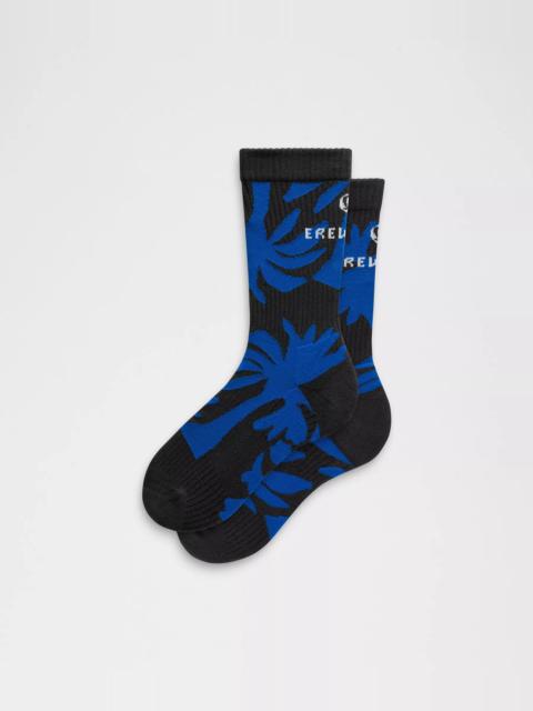 Palm Jacquard Crew Socks *Erewhon