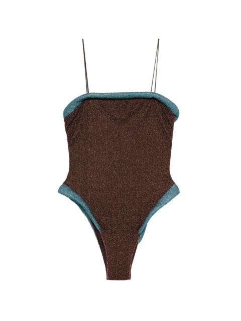 square strap swimsuit