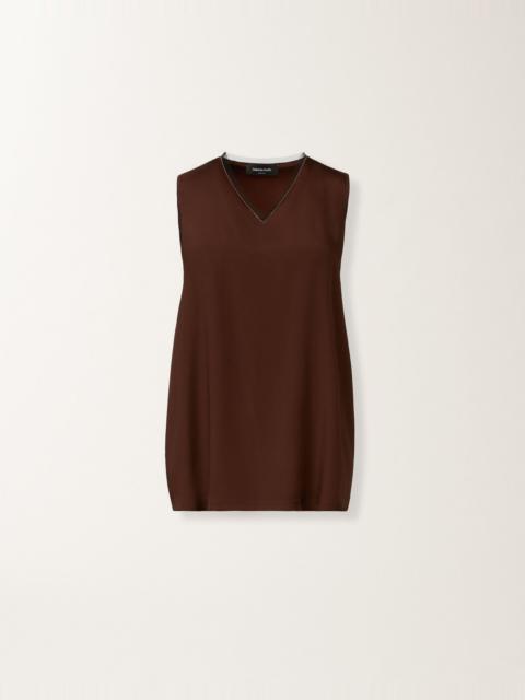 Envers satin vest top