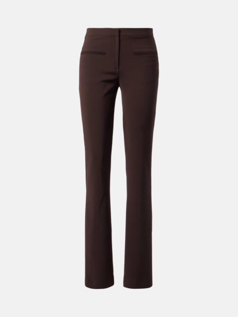 High-rise flared pants