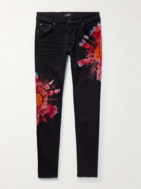 Skinny-Fit Tie-Dyed Jeans