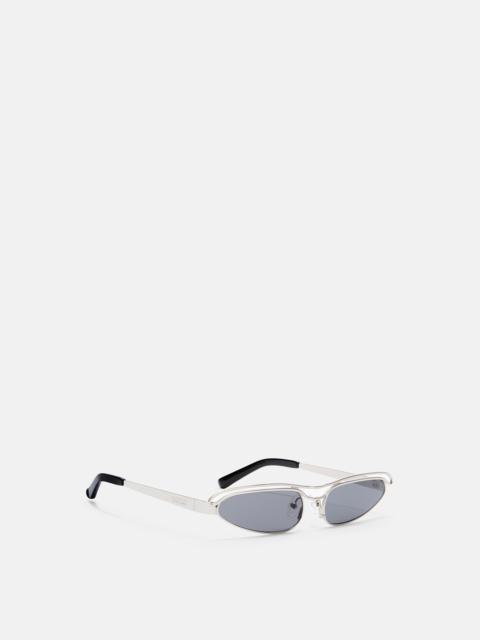 BLACK AND SILVER SUNGLASSES