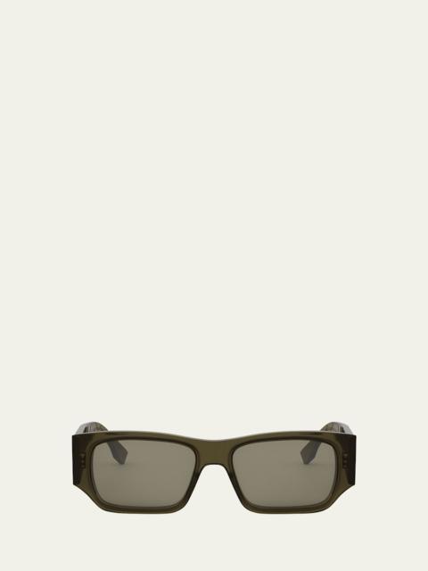 Men's FF Squared Rectangle Sunglasses