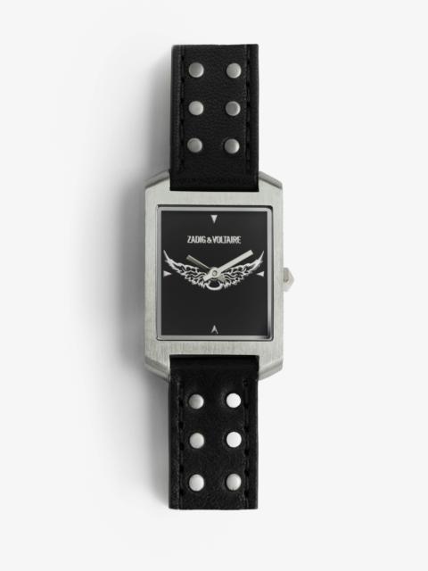 Voltaire Leather Studs Watch