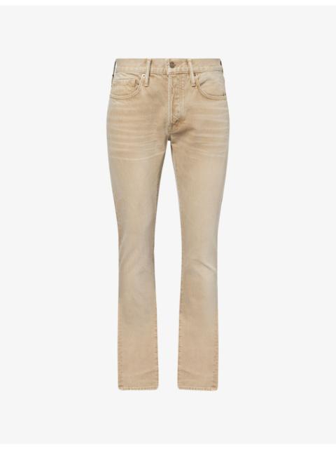 Regular-Fit Straight-Leg Denim Jeans