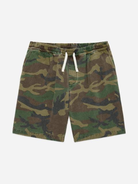 Drawstring Shorts - Camo Twill