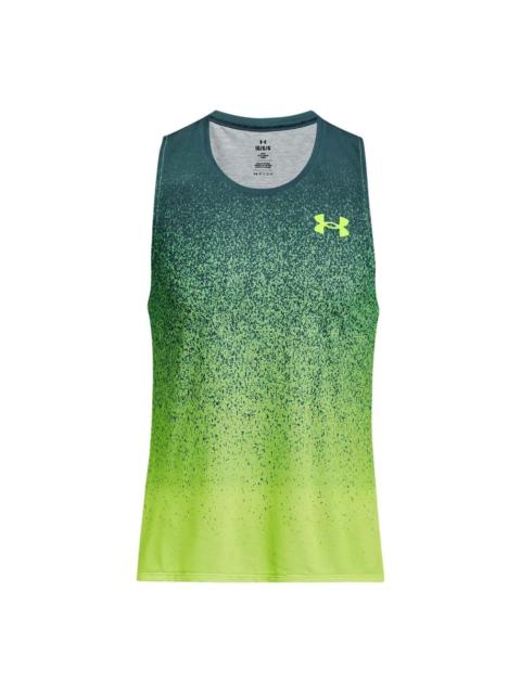 Under Armour Rush Logo Tank 'Green' 1377314-722