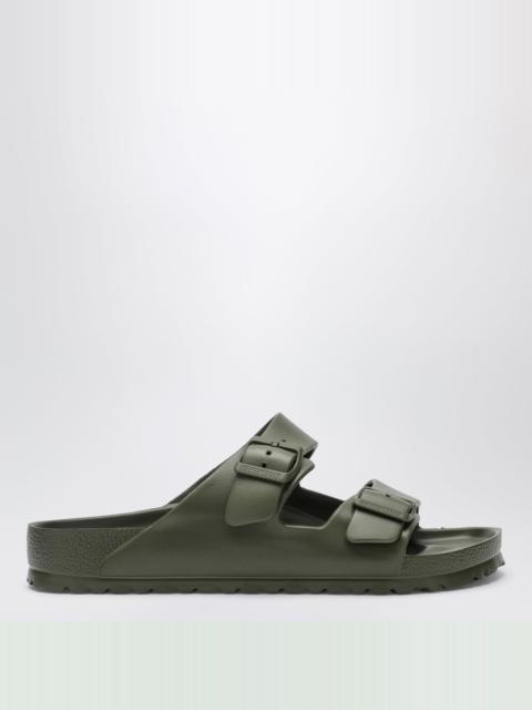 Khaki green Arizona EVA slides by Birkenstock