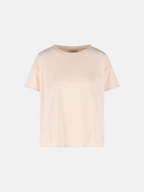 'BASILUZZO' PINK COTTON T-SHIRT