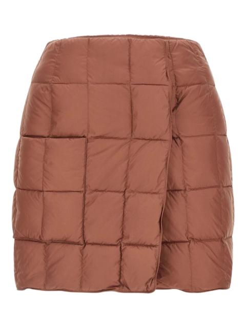 Platha quilted-padded mini skirt
