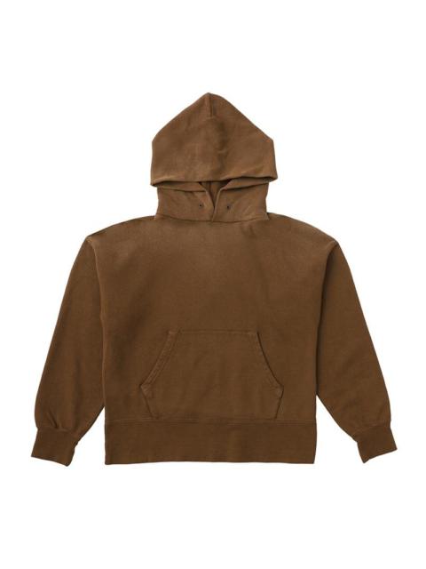 COURT HOODIE P.O. DMGD BROWN