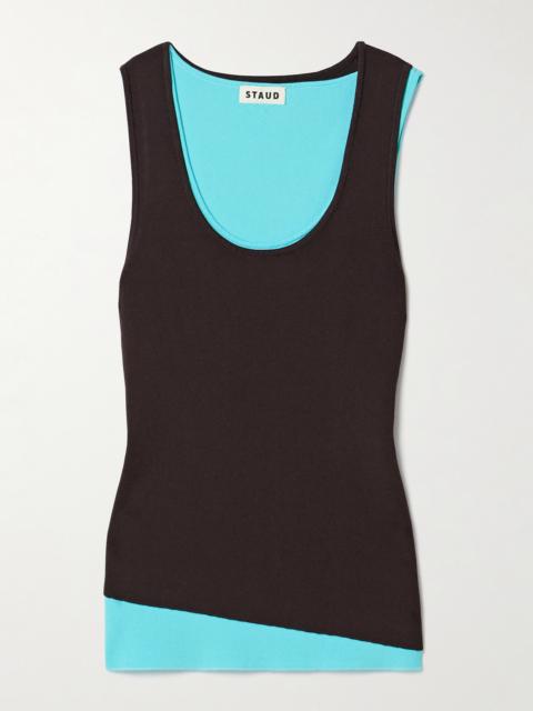 Hermosa Layered Stretch-knit Tank