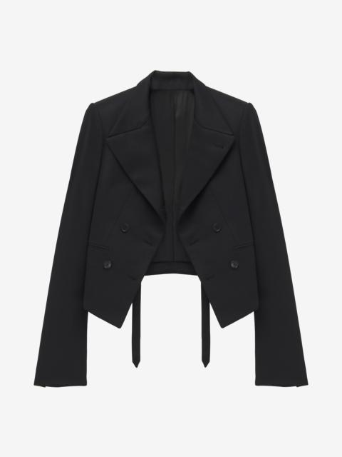Asymmetric Lapel Jacket