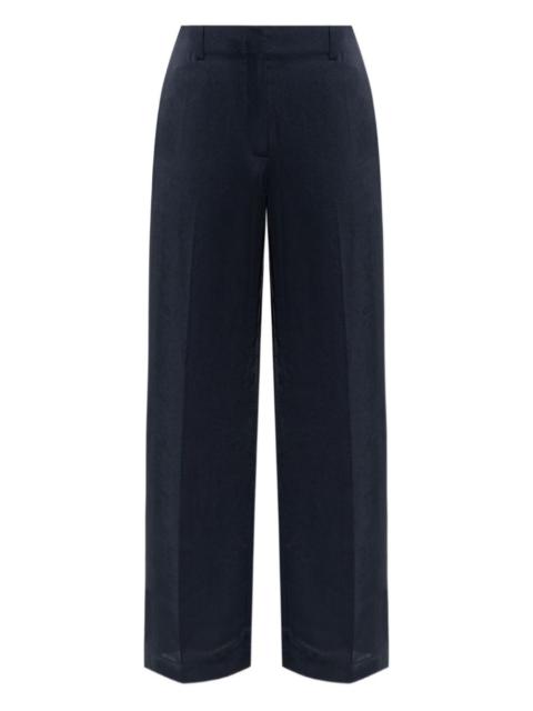 satin tailored trousers