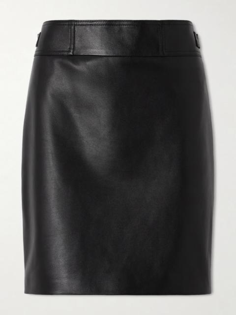 Leather Midi Skirt