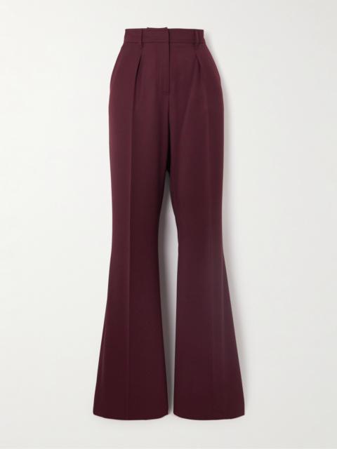 Pleated Wool-twill Straight-leg Pants