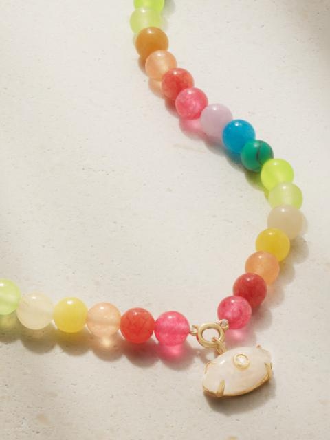 14-karat Gold Multi-stone Necklace