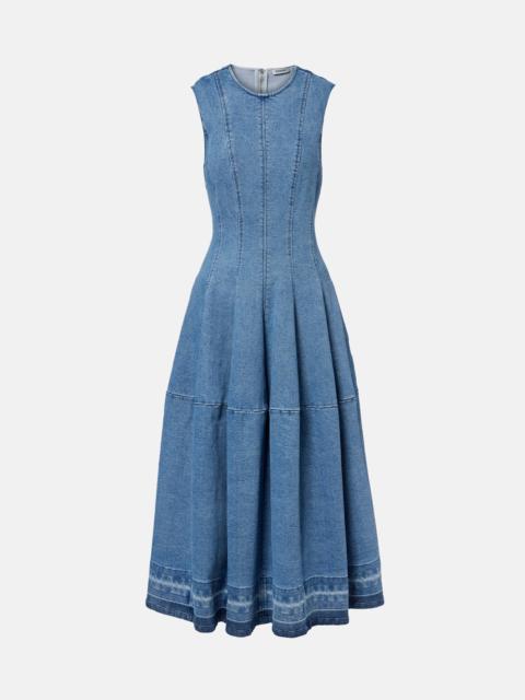 Bowen denim maxi dress