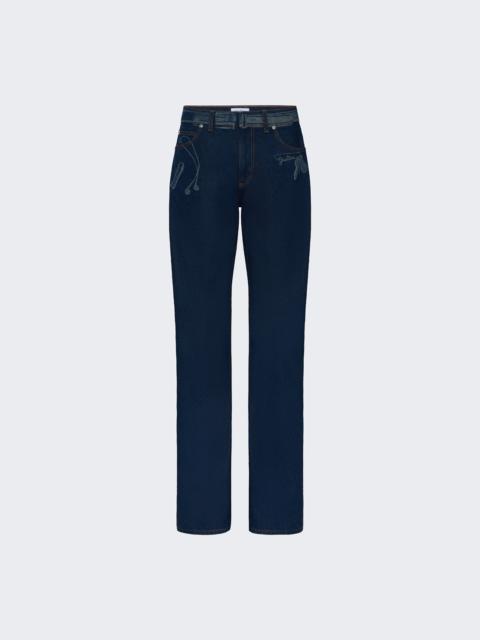 Denim Trompe L'oeil Jeans Vintage Blue